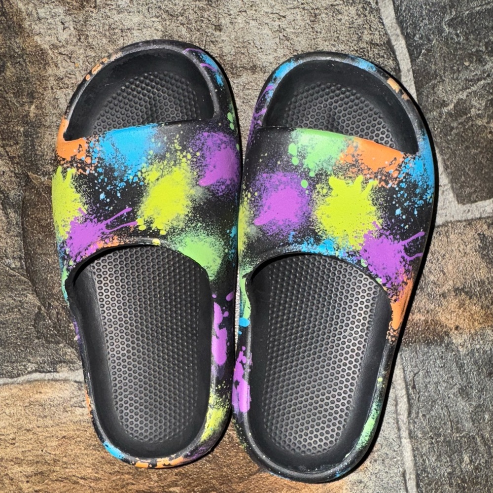 Colorful Kids Slide Sandals